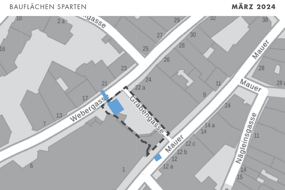 grobe Flächenzeichnung des ersten Bauabschnitts beim Freiherr-von-Stockmar-Platz