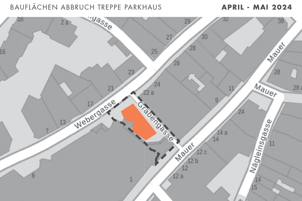 grobe Flächenzeichnung des zweiten Bauabschnitts beim Freiherr-von-Stockmar-Platz