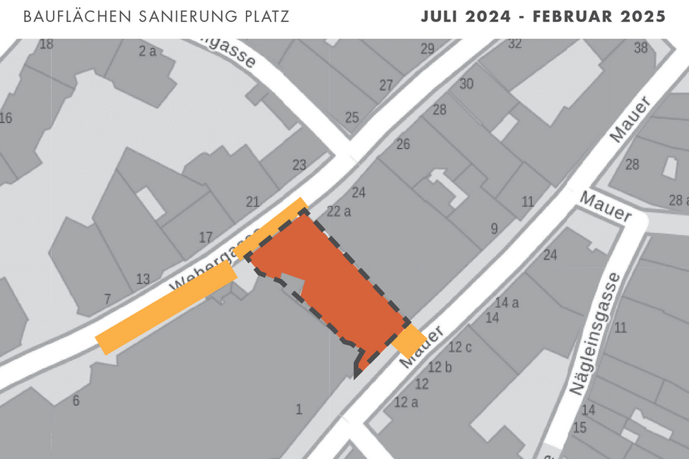 grobe Flächenzeichnung des dritten Bauabschnitts beim Freiherr-von-Stockmar-Platz