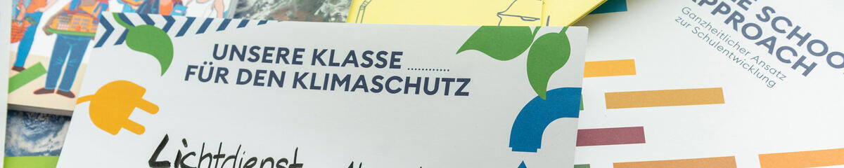 Educational Material of the "Schools for Earth" Climate School Project in GermanyBildungsmaterial des Klima-Schulprojekts "Schools for Earth"