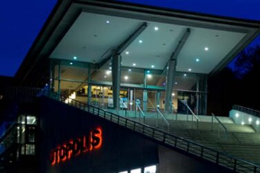 Eingangstreppe Kino Utopolis