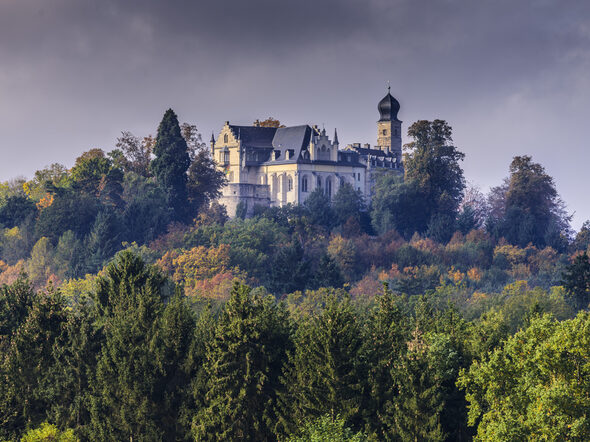 Blick auf Schloss Callenberg