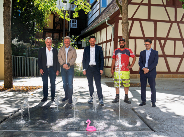 Wasserspiel in der Schenkgasse