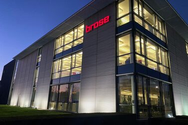 Außenansicht des Brose Firmengebäude