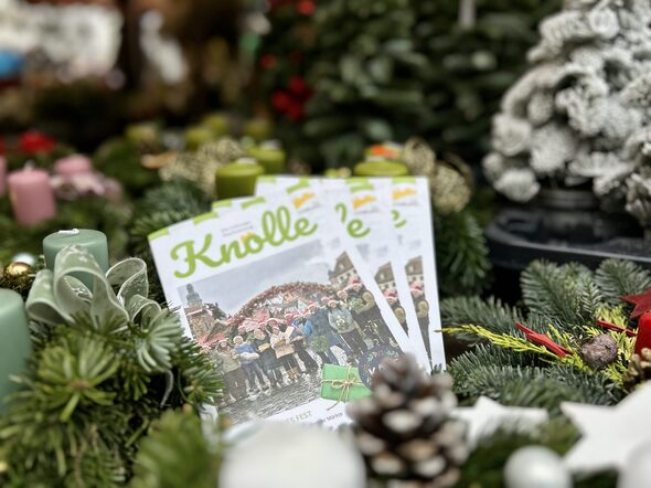 Die Weihnachtsausgabe 2025 der Marktzeitung Knolle ist da.