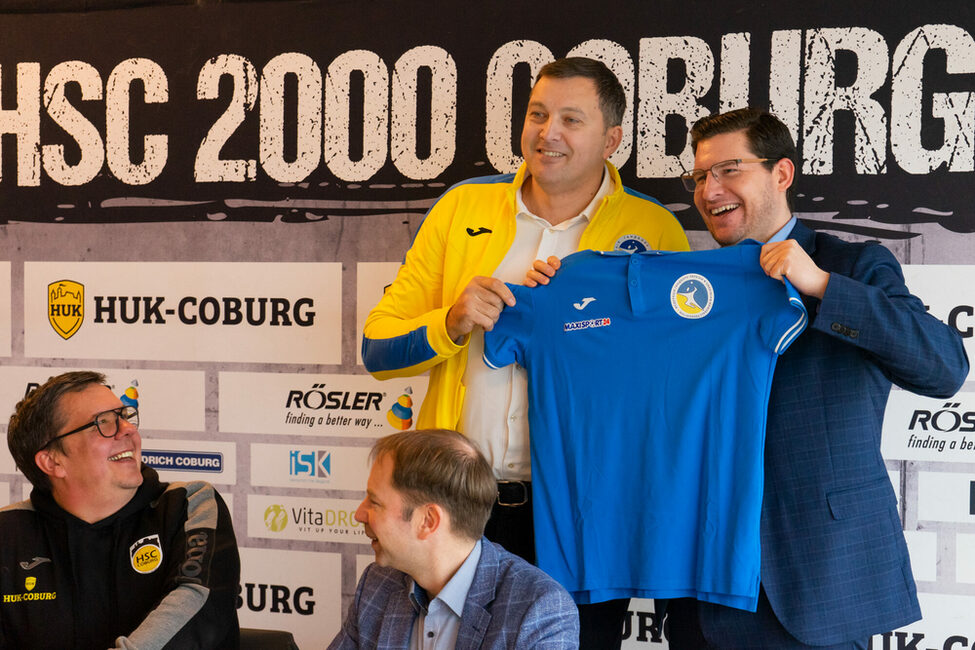 Die ukrainische Handballnationalmannschaft wird ein E-Quali-Spiel in Coburg austragen.