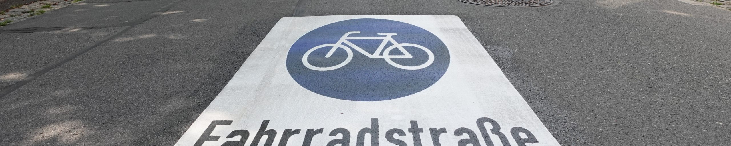 Hier haben Fahrräder Vorrang.