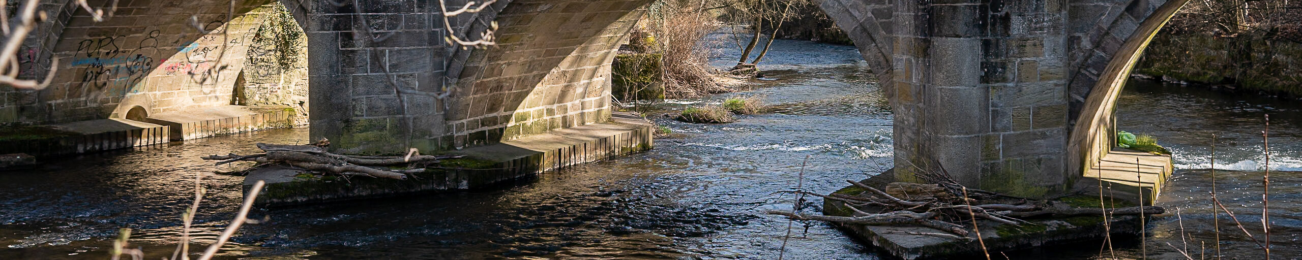 Die Judenbrücke über der Itz wird umfassend saniert.