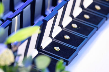 Aushändigung der Ehrenzeichen für Verdienste im Ehrenamt.