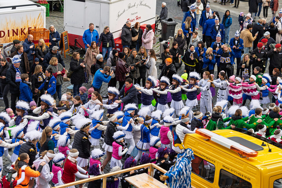 Rathaussturm 2025: Abschlusspolonaise