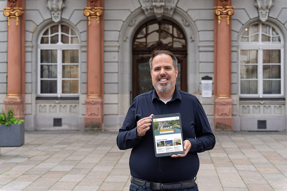 Der CDO der Stadt Coburg, Stefan Fey, ist für die Digitalisierung der Verwaltung zuständig.