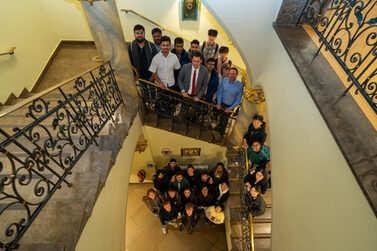 Rund 30 internationale Studierende startet im WiSe 25/26 an der Hochschule Coburg ihr Studium und wurden von OB Sauerteig begrüßt.