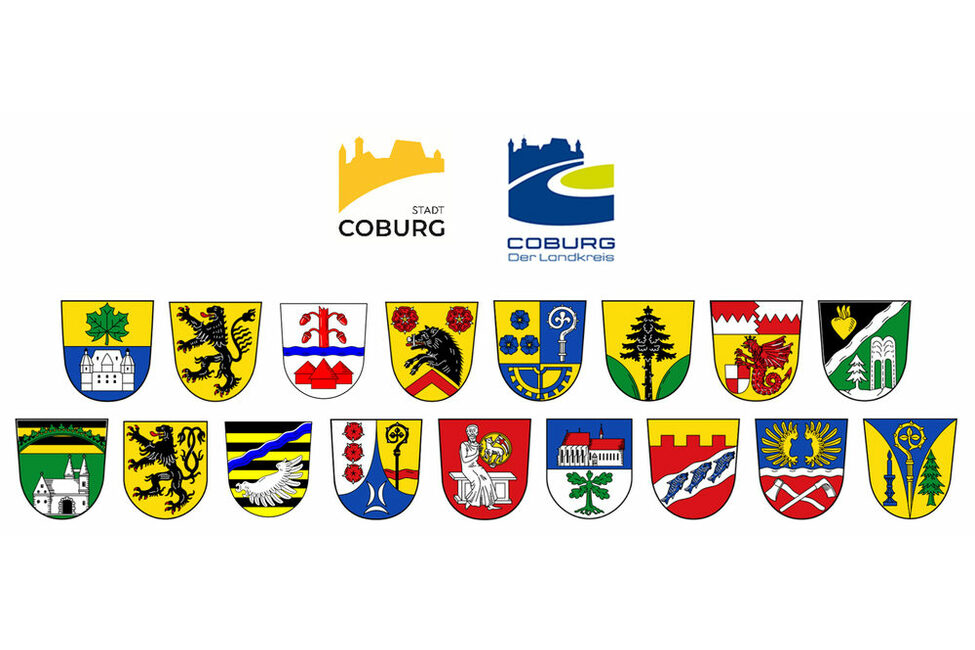 Zentrale Beschaffungsstelle: Logos und Wappen der beteiligten Städte und Gemeinden