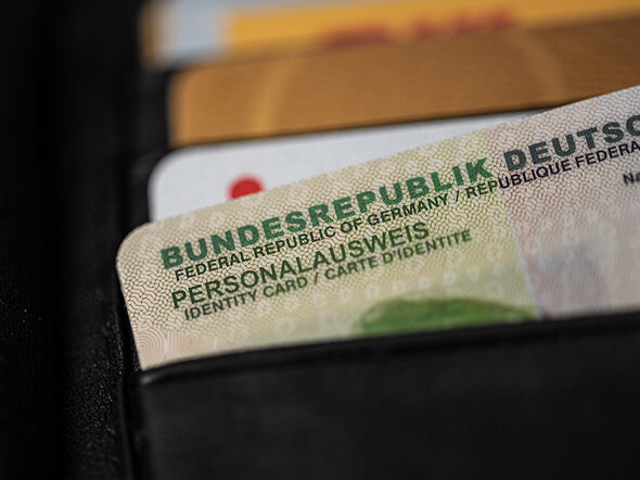 Personalausweis im Brieftasche