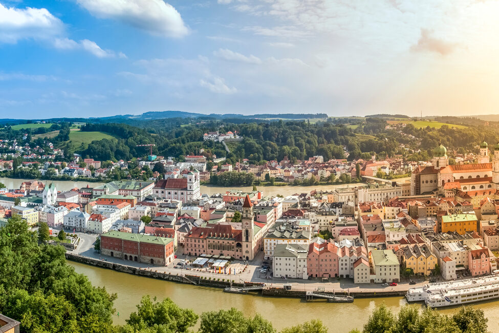 Passau im Panorama