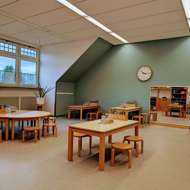 Im Kinderrestaurant entscheiden die Kinder selbst, wann, wie lange und mit wem sie frühstücken oder Mittagessen möchten