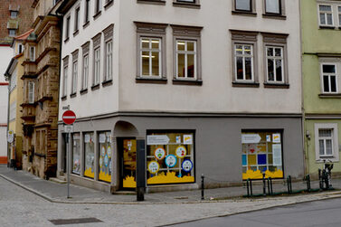 Außenansicht des Kinder- und Familienbüros der Stadt Coburg in der Herrngasse