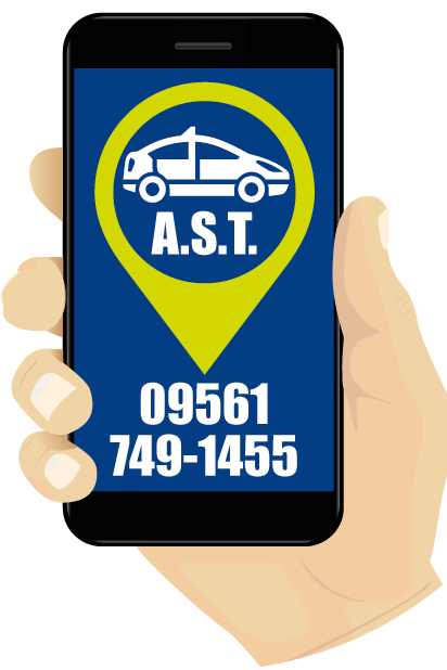 Abbildung Hand_Nacht-Anruf-Sammel-Taxi Landkreis Coburg