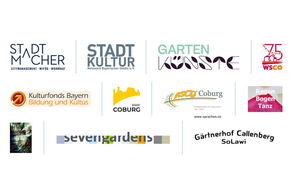 Stadtmacher, Stadtkultur, GartenKünste, Wohnbau, Kulturfonds Bayern Bildung RGB, Stadt Coburg und ASCO Coburg