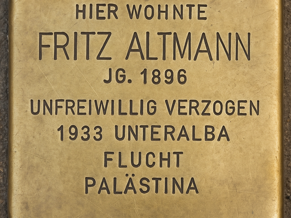 Stolperstein von Fritz Altmann