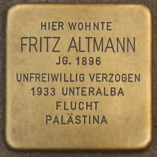 Stolperstein von Fritz Altmann