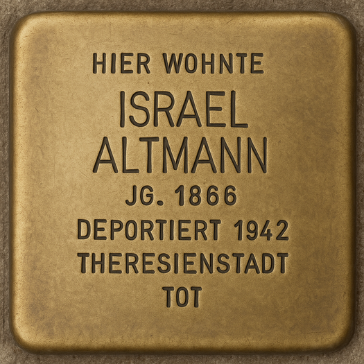 Stolperstein für Israel Altmann