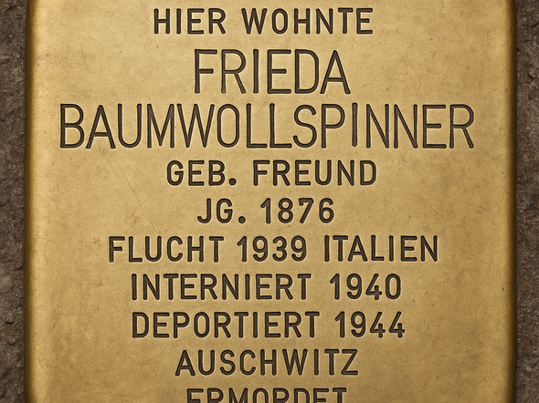 Stolperstein von Frieda Baumwollspinner