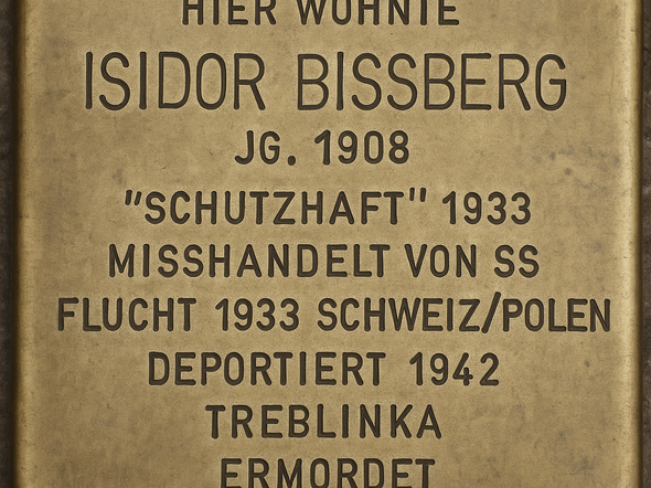 Stolperstein von Isidor Bissberg