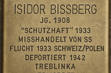 Stolperstein von Isidor Bissberg