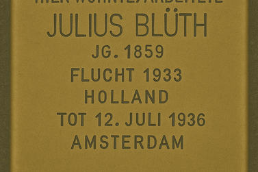 Stolperstein von Julius Blüth