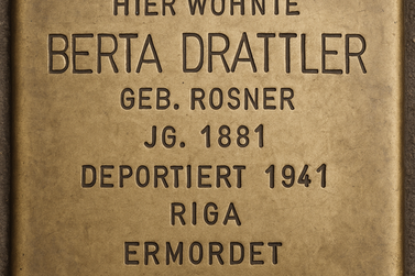 Stolperstein von Berta Drattler