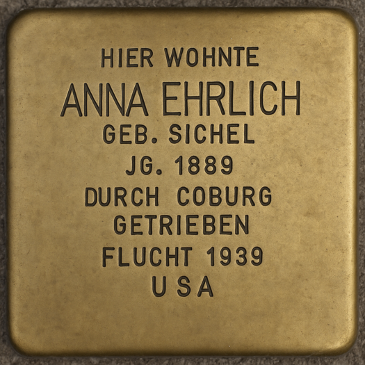 Stolperstein von Anna Ehrlich