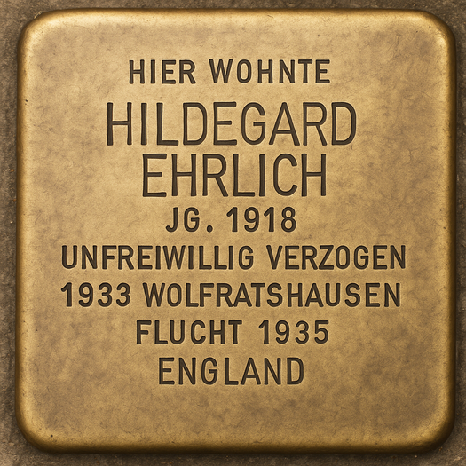Stolperstein für Hildegard Ehrlich