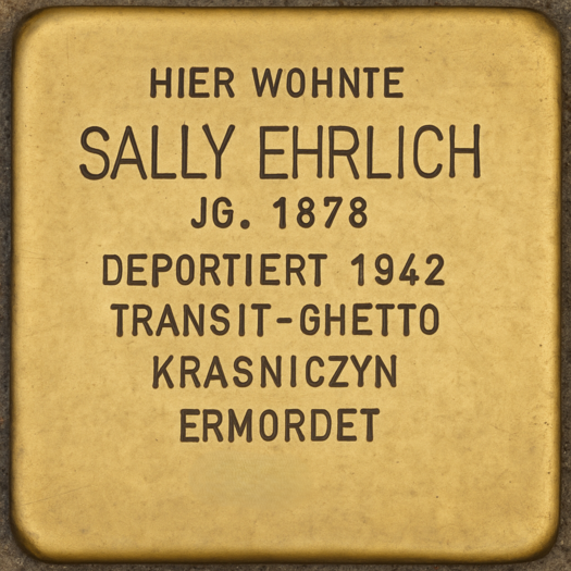 Stolperstein von Sally Ehrlich