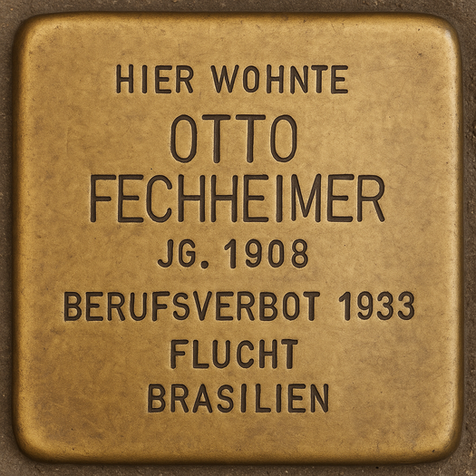 Stolperstein für Otto Fechheimer