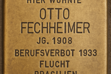 Stolperstein für Otto Fechheimer