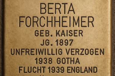 Stolperstein von Berta Forchheimer