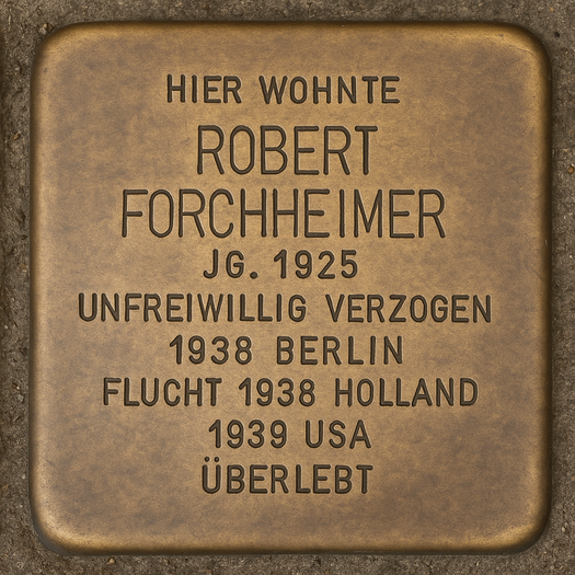 Stolperstein von Robert Forchheimer