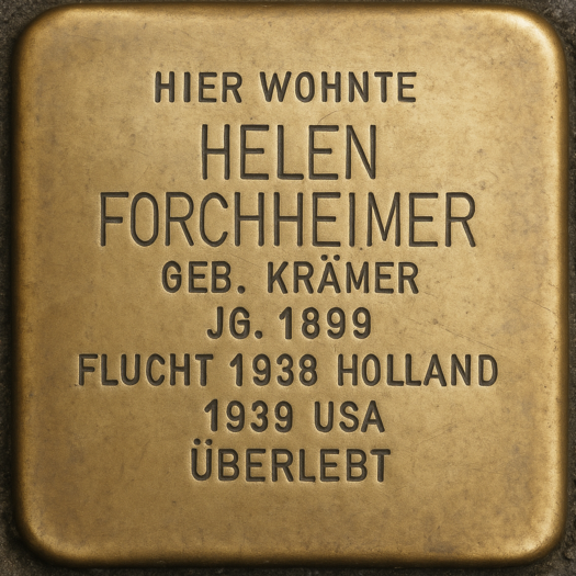 Stolperstein von Helen Forchheimer
