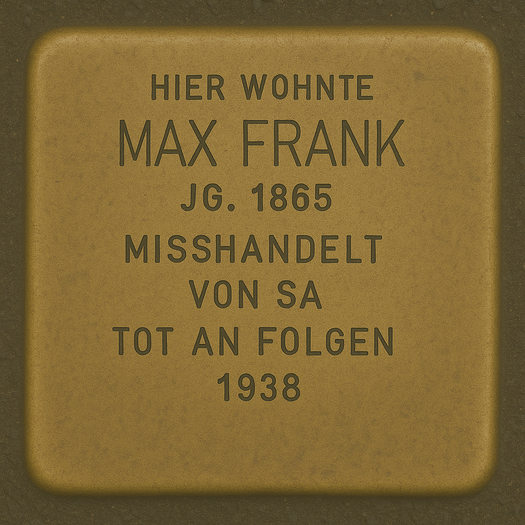 Stolperstein von Max Frank