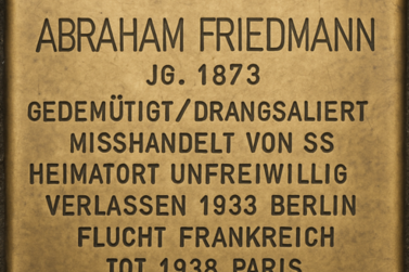 Stolperstein von Abraham Friedmann