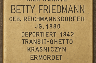 Stolperstein von Betty Friedmann