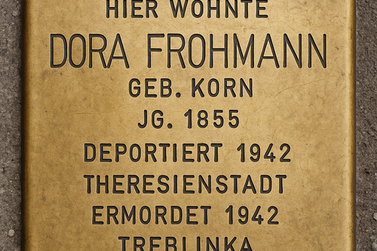 Stolperstein für Dora Frohmann