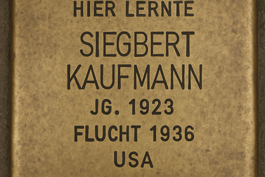 Meldekarte von Siegbert Kaufmann