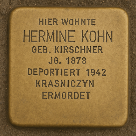 Stolperstein von Hermine Kohn