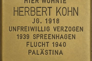 Stolperstein von Herbert Kohn