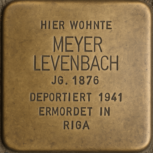 Stolperstein von Meyer Levenbach