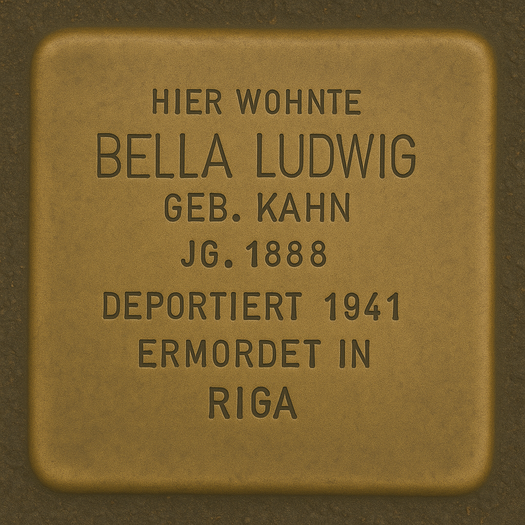 Stolperstein von Bella Ludwig