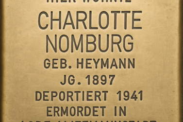 Stolperstein von Charlotte Nomburg