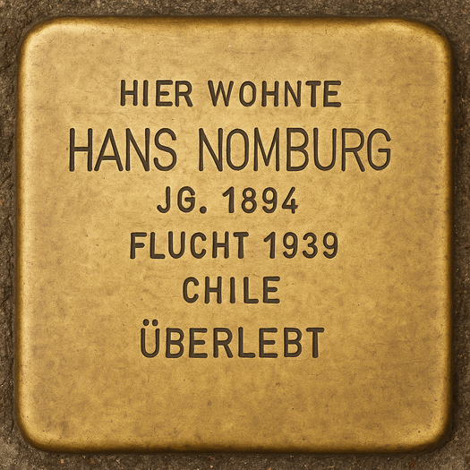 Stolperstein von Hans Nomburg